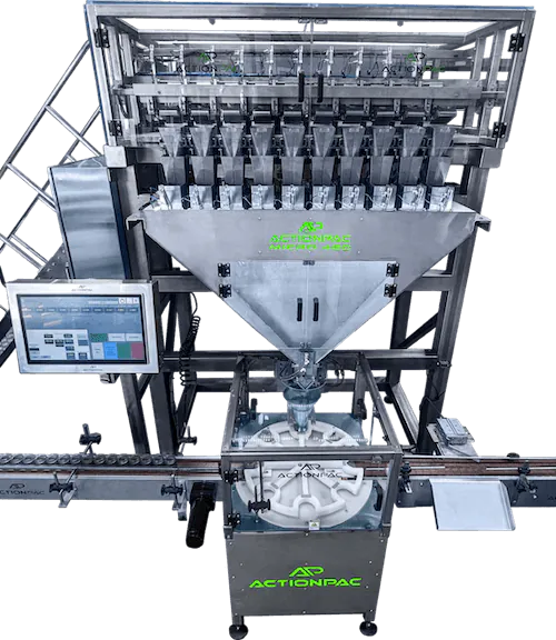 The only automated machine to mix at least one large bud with small buds In each jar, guaranteed.