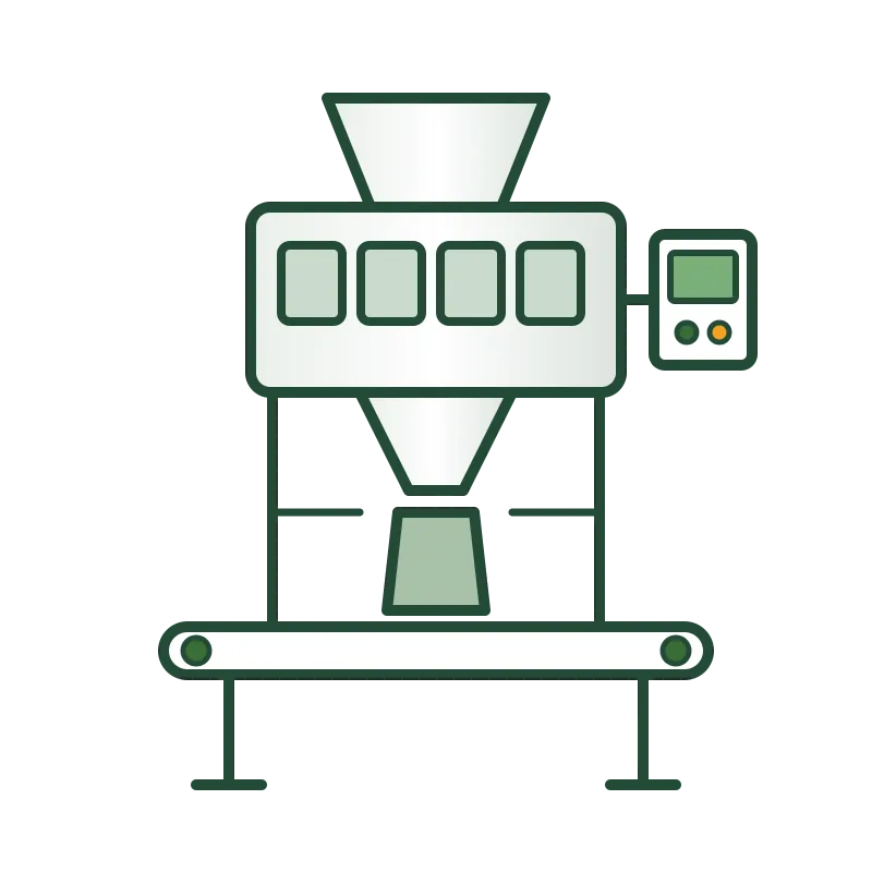 Packaging machine illustration